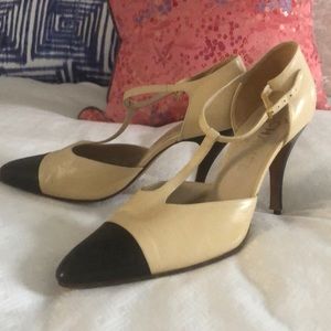 Vintage Chanel spectator Mary Janes